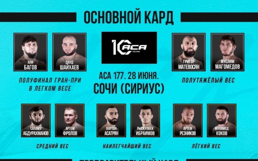 Видео боя Клеверсон Сильва – Рустам Керимов ACA 177