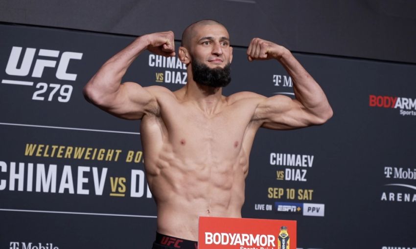 Взвешивание UFC 279: Хамзат Чимаев не уложился в вес перед боем против Нейта Диаса