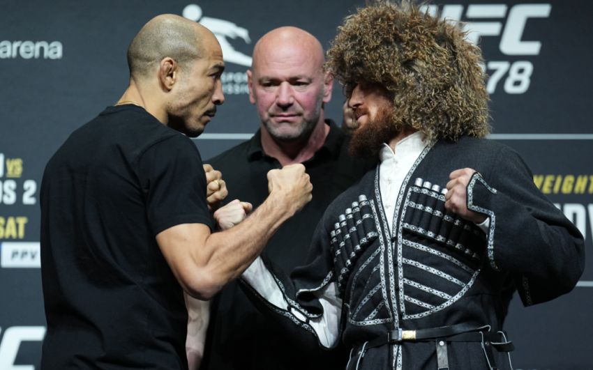 Видео боя Мераб Двалишвили - Жозе Альдо UFC 278