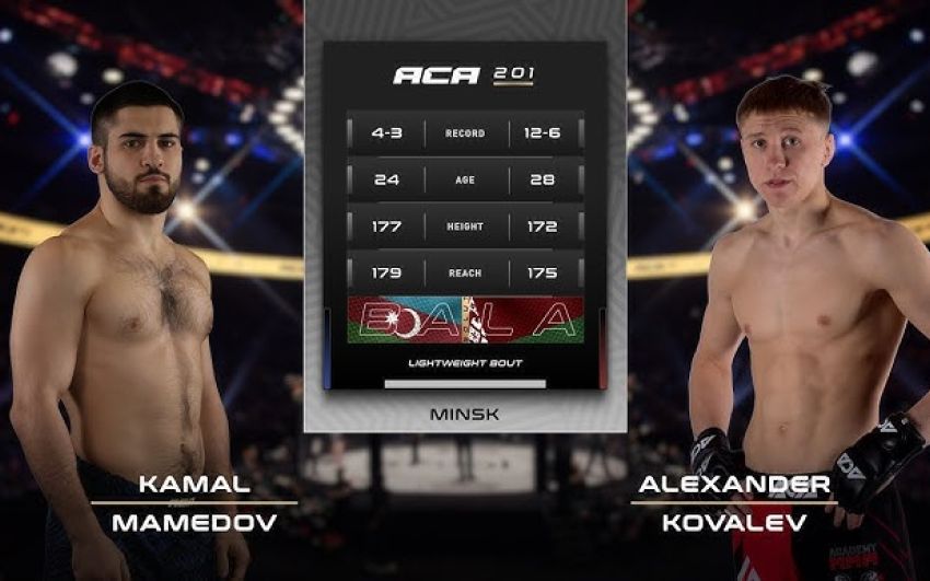 Видео боя Камал Мамедов – Александр Ковалев АСА 201