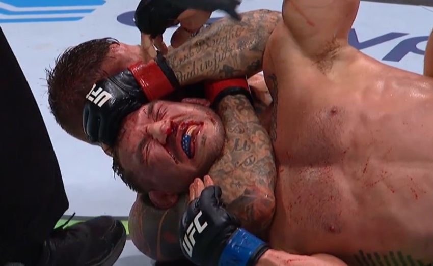 Дастин Порье "задушил" Чендлера на турнире UFC 281