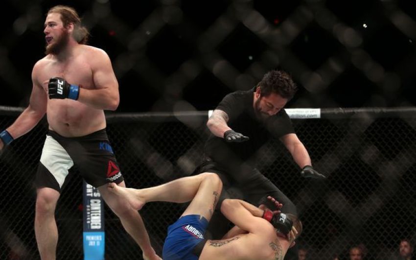 Джереми Кимболл в восторге от первой победы в UFC