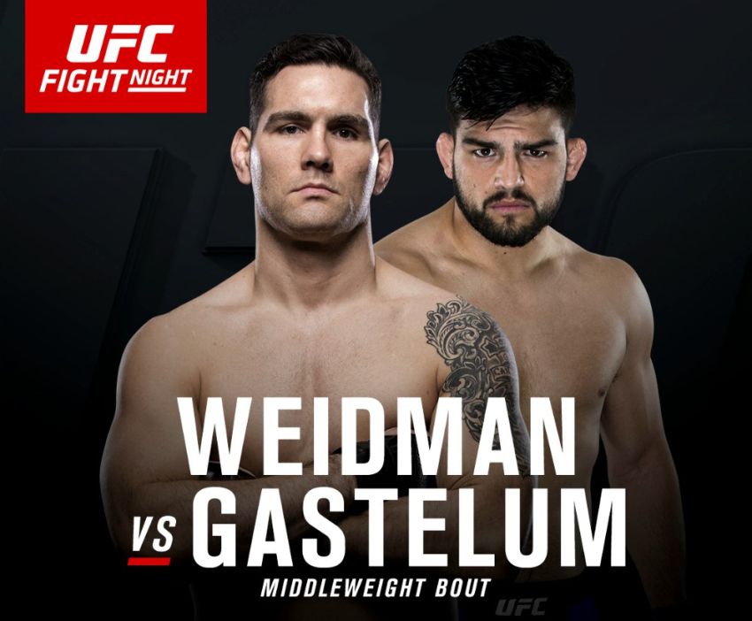 Результаты турнира UFC on FOX 25: Weidman vs. Gastelum