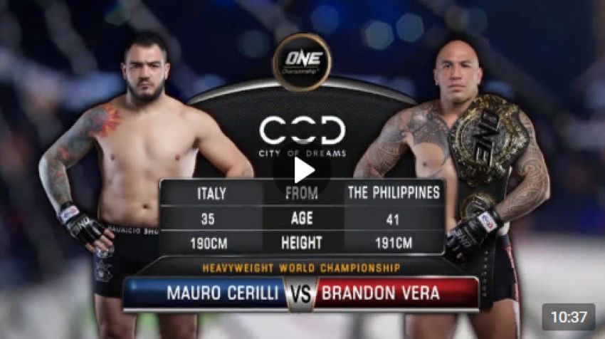 Видео боя Брендон Вера - Мауро Серилли One Championship: Conquest of Champions