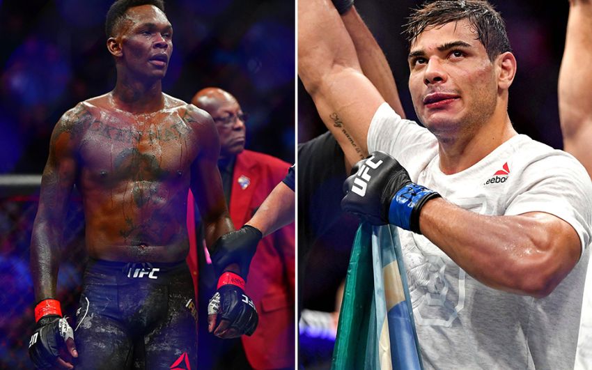 Исраэль Адесанья и Пауло Коста отреагировали на мэйн-ивент UFC on ESPN 14