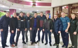 Головкин навестил Поветкина. Оба боксёра были участниками чемпионата мира в Бангкоке и Олимпиады в Афинах