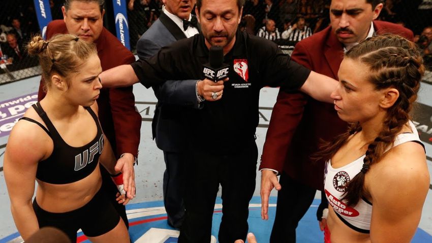 Видео боя Ронда Роузи – Миша Тейт 2 UFC 168