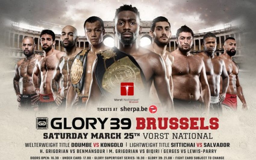 Видео боев турнира Glory 39