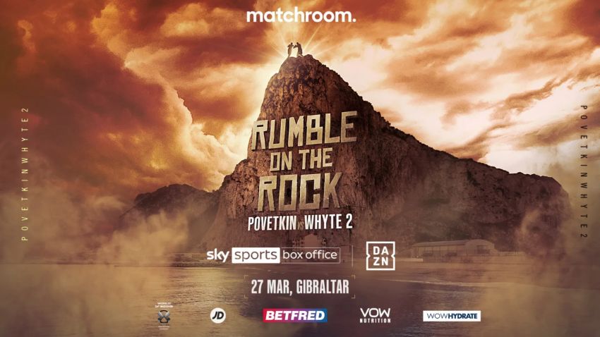 Официально: Матч-реванш Поветкина и Уайта пройдет 27 марта в Гибралтаре