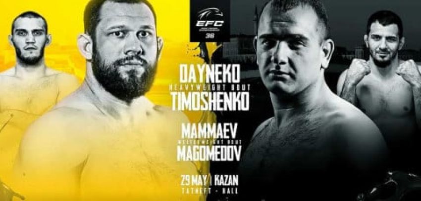 Видео боя Александр Деркач – Олег Петеримов EFC 36
