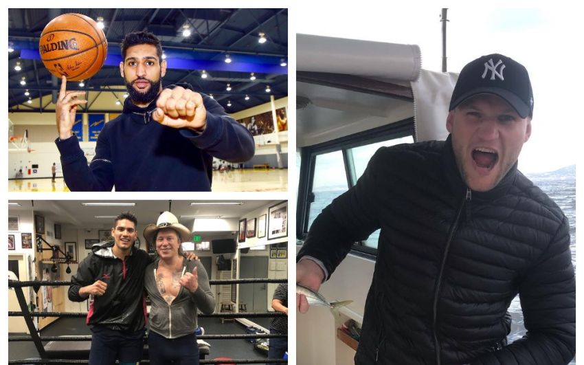 InstaBoxing 2 апреля 2019: Амир Хан встретился с баскетбольной командой, Николай Валуев побывал на озере Байкал