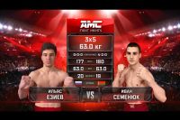 Видео боя Ильяс Езиев – Иван Семенюк AMC Fight Nights 107