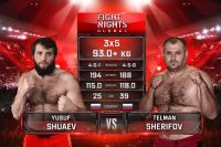 Видео боя Юсуп Шуаев - Тельман Шерифов Fight Nights Global-GFC