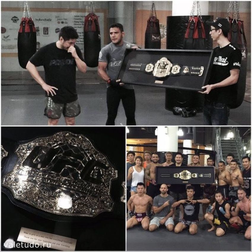 Рафаэль дос Аньос сделал подарок владельцу ONE Championship