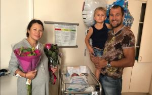 У Сергея и Натальи Ковалевых родился ребенок