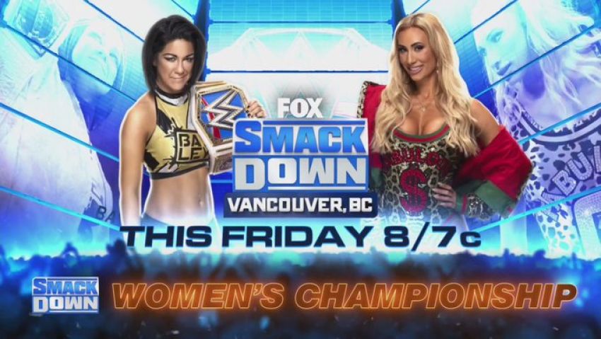 Прямая трансляция WWE Friday Night SmackDown Vancouver: Бэйли – Кармелла