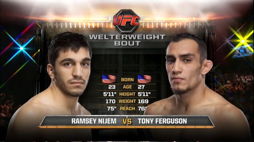 Видео боя Тони Фергюсон – Рэмзи Ниджем UFC The Ultimate Fighter 13 Finale