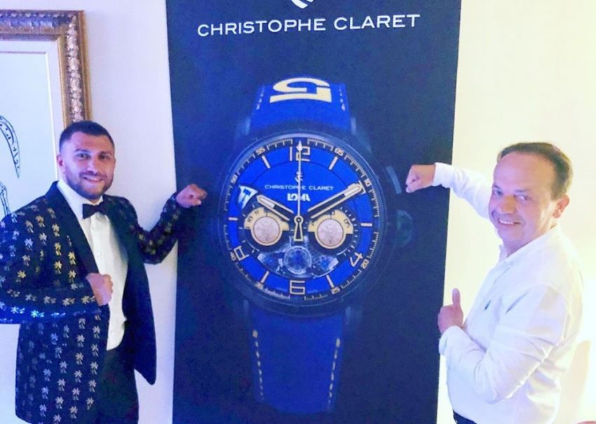 Василий Ломаченко презентовал уникальную модель часов от Christophe Claret