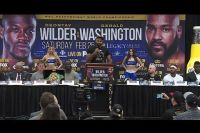 Видео: Джеральд Вашингтон всплакнул на пресс конференции Уайлдер-Вашингтон