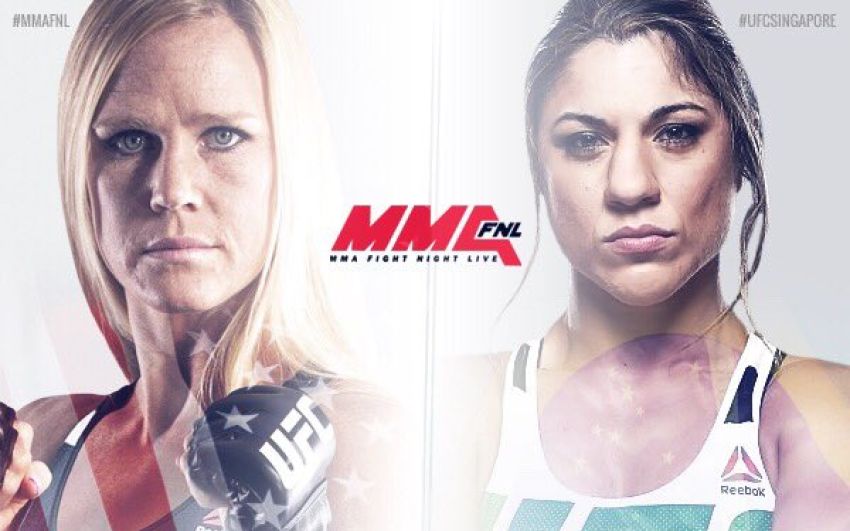 Холли Холм - Бет Коррейя на турнира UFC Singapore 17 июня