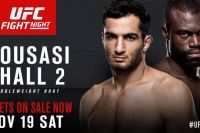 Прямая трансляция UFC Fight Night 99 Мусаси - Холл 2, Багаутинов - Хоригучи, Джонсон - Волков