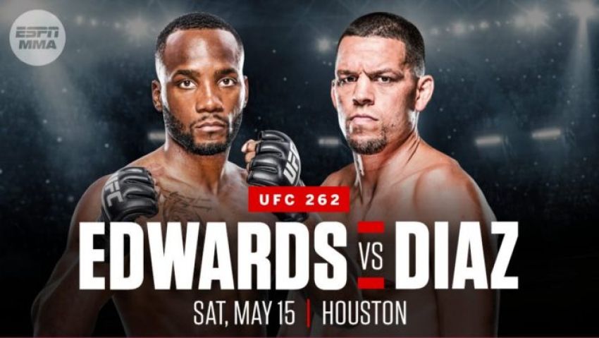 Леон Эдвардс подерется с Нейтом Диасом на UFC 262 в историческом 5-раундовом бою