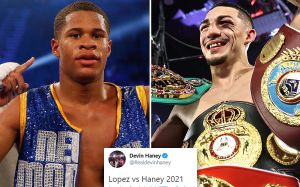 Отец Дэвина Хэйни: "Наш бой с Теофимо нужен легкому весу"