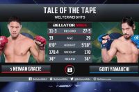 Видео боя Нейман Грейси – Гоити Ямаучи Bellator 284