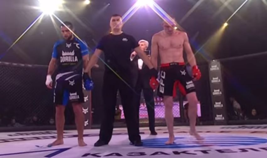 Видео боя Ахкубек Омаров - Дмитрий Шестаков EFC 31