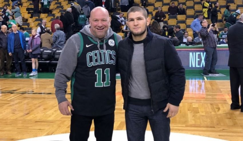 Dana White said that he will speak to Khabib Nurmagomedov when they meet.