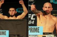 Взвешивание UFC 284: Махачев оказался тяжелее Волкановски, Тухугов снова не сделал вес