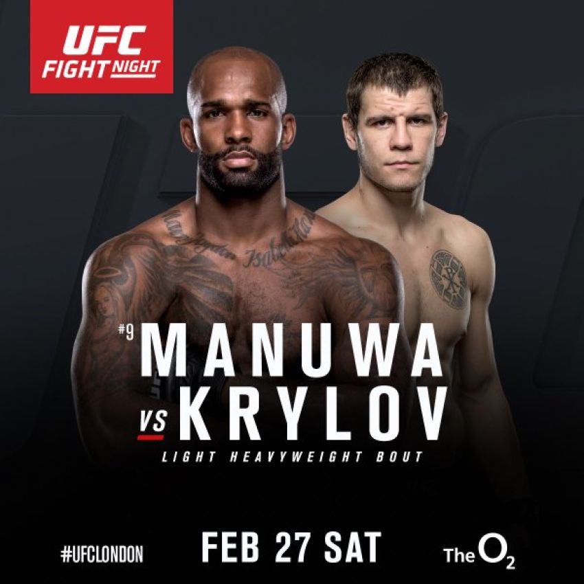 Никита Крылов против Джими Манувы на UFC Fight Night 83