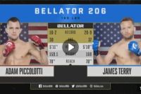 Видео боя Адам Пикколотти – Джеймс Терри Bellator 206