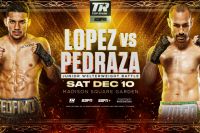 Официально: Теофимо Лопес и Хосе Педраса проведут поединок 10 декабря