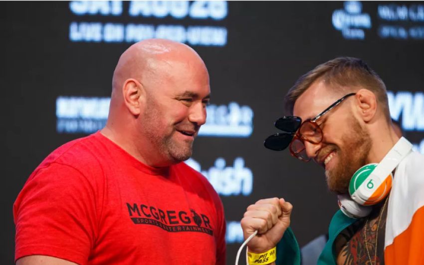 Майкл Биспинг: "UFC может сделать тонну денег на бое МакГрегор - Нурмагомедов"