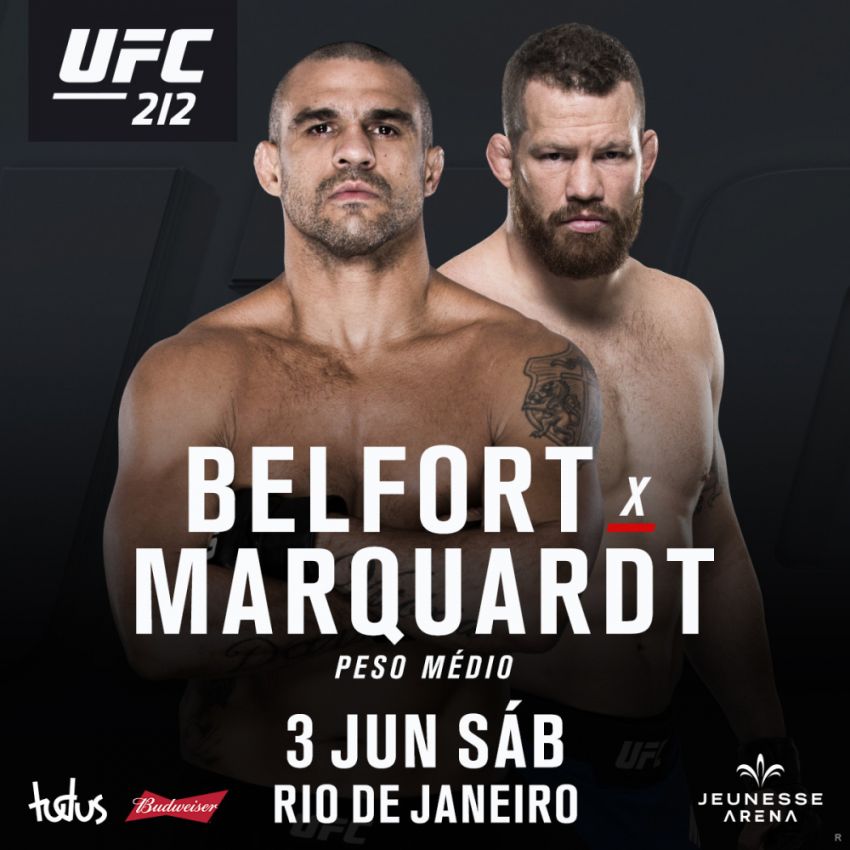 Видео боя Витор Белфорт - Нейт Марквардт UFC 212