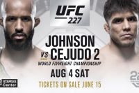 Видео боя Деметриус Джонсон - Генри Сехудо UFC 227