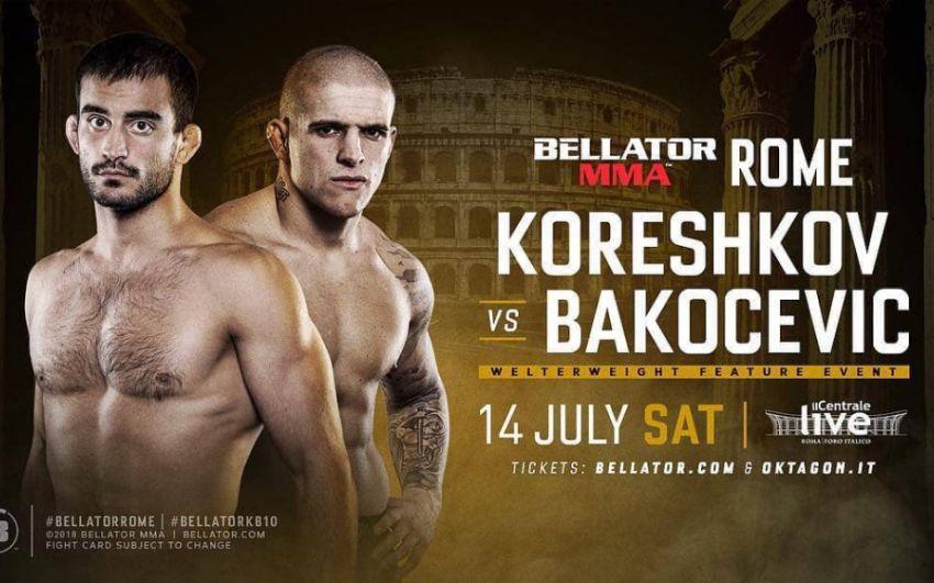 Bellator 203: Андрей Корешков нокаутировал Васо Бакоцевича