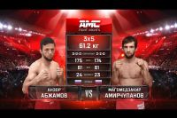 Видео боя Анзор Абжамов - Магомедзакир Амирчупанов AMC Fight Nights 103