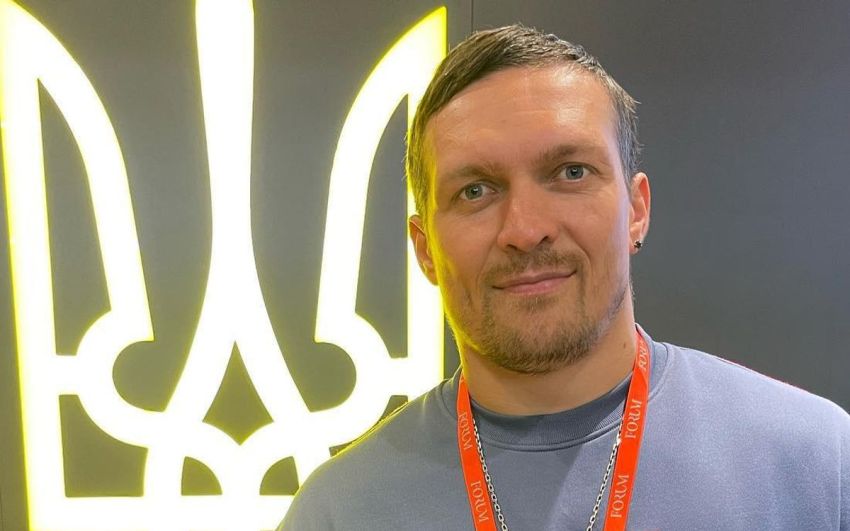 Александр Усик выступил на конференции Web Summit 2022 в Лиссабоне