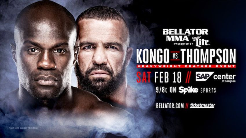 Анонс поединка Чейк Конго - Оли Томпсон на Bellator 172