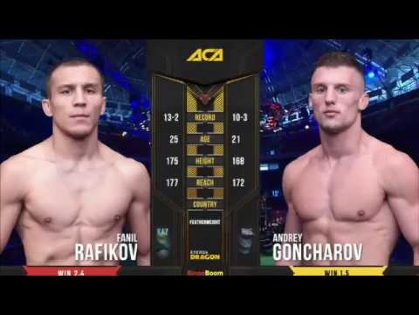 Видео боя Фаниль Рафиков - Андрей Гончаров на ACA 98 - Fight Day