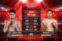 Видео боя Шахбан Алхасов - Орозбек Имамали Fight Nights Global-GFC