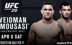 Бою Мусаси и Вайдмана на UFC 210 ничего не угрожает