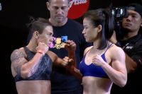 Церемония взвешивания перед турниром UFC Fight Night 157: Джессика Андраде - Вейли Жанг