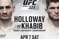 Файткард турнира UFC 223: Холлоуэй - Нурмагомедов