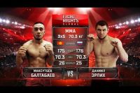 Видео боя Максубек Балтабаев - Даниил Эрлих FIGHT NIGHTS GLOBAL 67