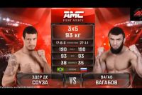 Видео боя Вагаб Вагабов – Эдер де Соуза AMC Fight Nights 100