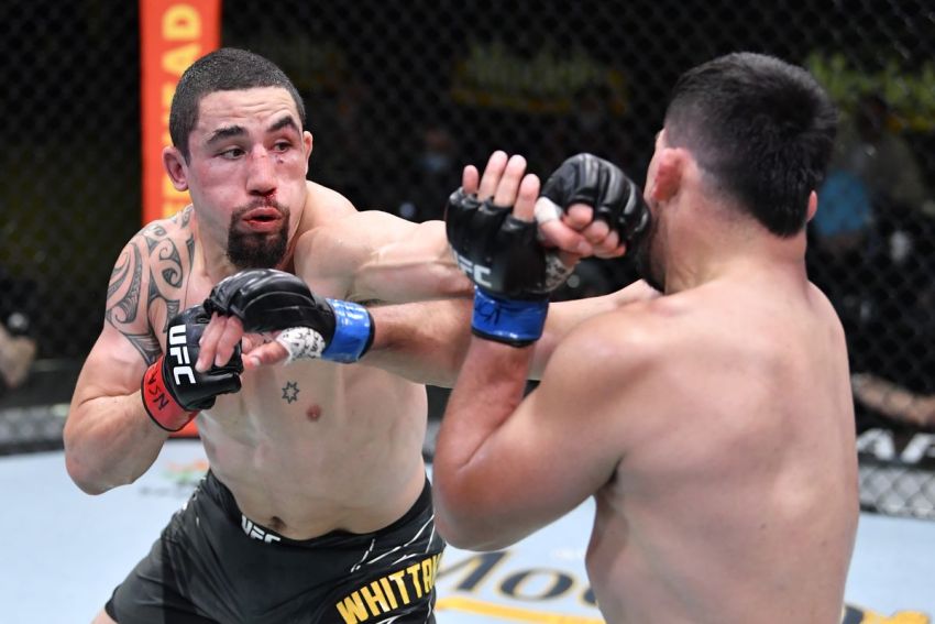 Robert Whittaker wants a rematch with Israel Adesanya