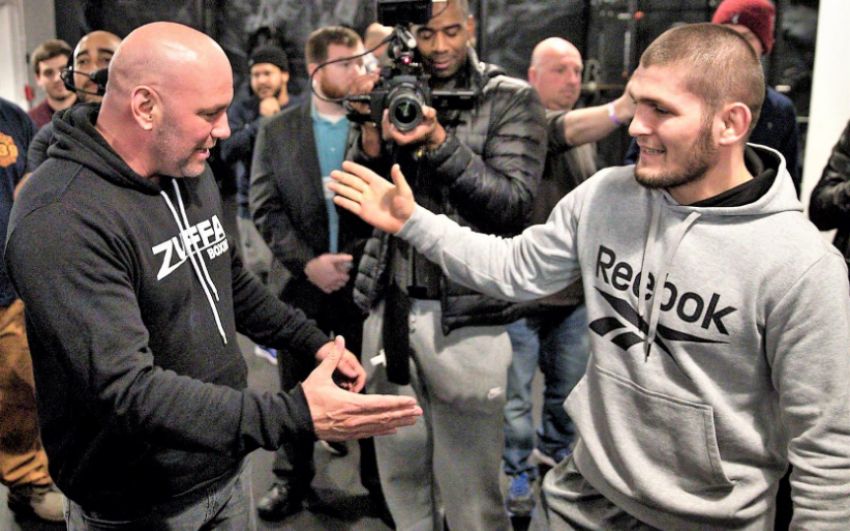 Президент UFC: "Хабиб Нурмагомедов не может сидеть со своим титулом до октября"